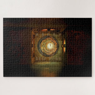 Quebra-cabeça Meta de Ano Novo com tema steampunk da SlipperyJoe