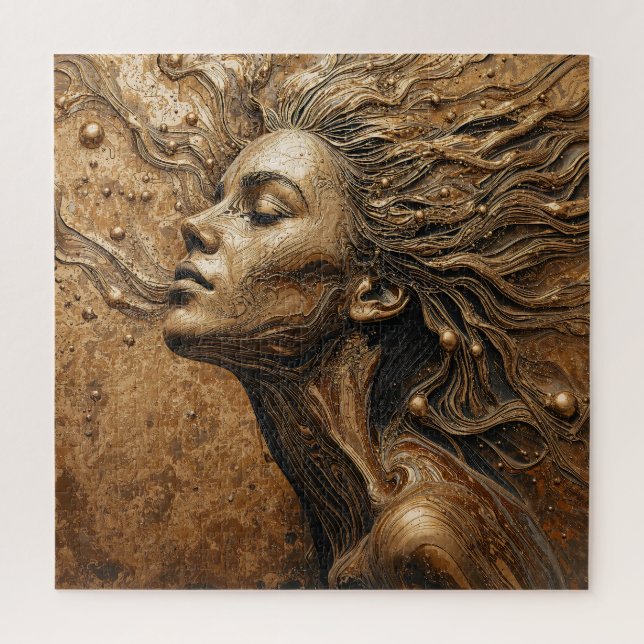 Quebra-cabeça “Metamorfose da Luz” – Um Retrato Surreal (Vertical)