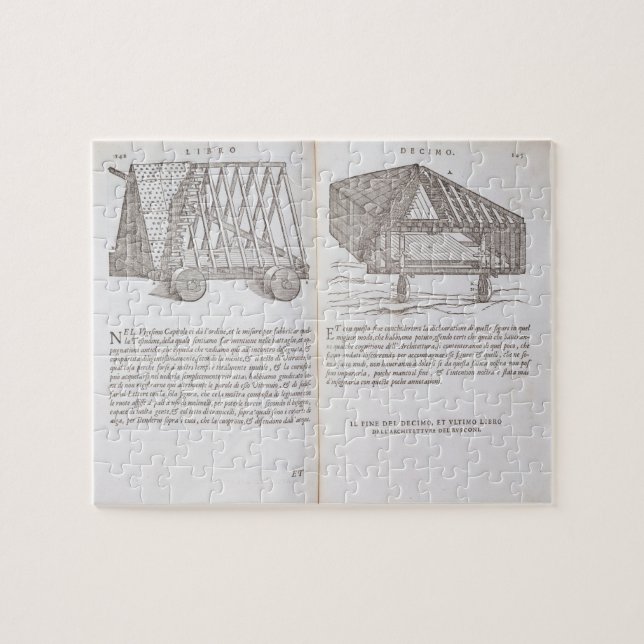 Quebra-cabeça Métodos de transportar telhados pré-fabricados ao (Horizontal)