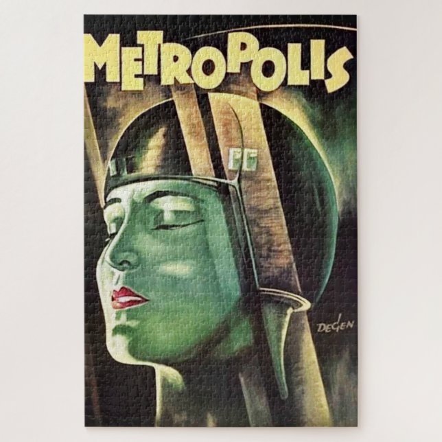 Quebra-cabeça Metropolis Vintage Movie   (Vertical)