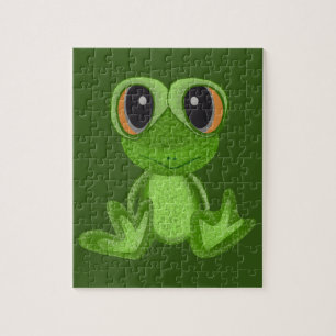 Quebra-cabeça Meu Amigo Sapo Verde