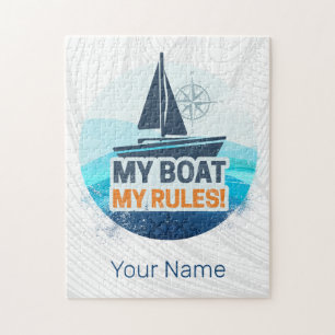 Quebra-cabeça Meu Barco Minhas Regras para Capitão ou Skipper Vi