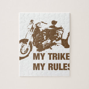 Quebra-cabeça meu trike minhas regras