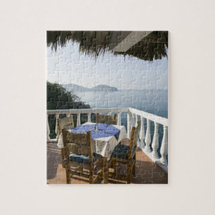 Quebra-cabeça México, Guerrero, Zihuatanejo. Mesa de café sobre
