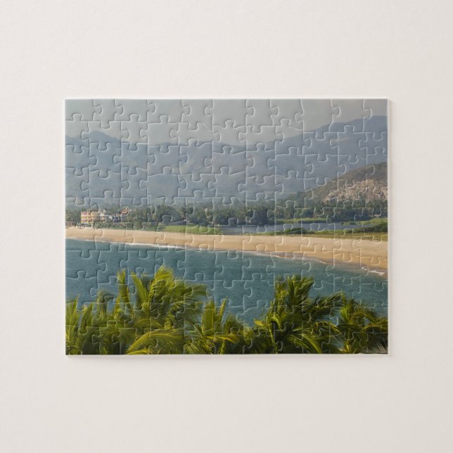 Quebra-cabeça México, Jalisco, Barra de Navidad. Cidade Praia (Horizontal)