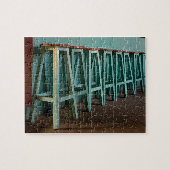 Quebra-cabeça México, Oaxaca, Bar Verde - Muro de Linha (Horizontal)