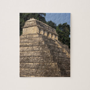 Quebra-cabeça México, província de Chiapas, Palenque. Templo de