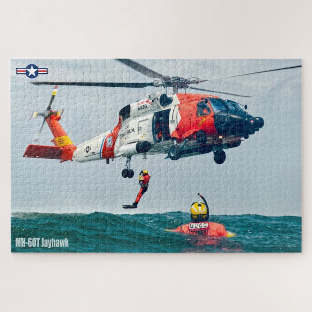 Quebra-cabeça MH-60T JAYHAWK (20x30 POLEGADAS) (Horizontal)