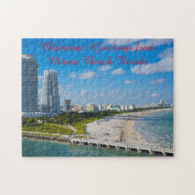 Quebra-cabeça Miami Beach Flórida (Horizontal)