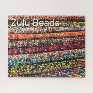 Quebra-cabeça Miçangas africanas coloridas de Zulu