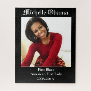QUEBRA-CABEÇA MICHELLE OBAMA PRIMEIRA SENHORA PRETA
