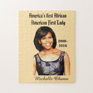 QUEBRA-CABEÇA MICHELLE OBAMA SORRINDO