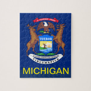 QUEBRA-CABEÇA MICHIGAN FLAG
