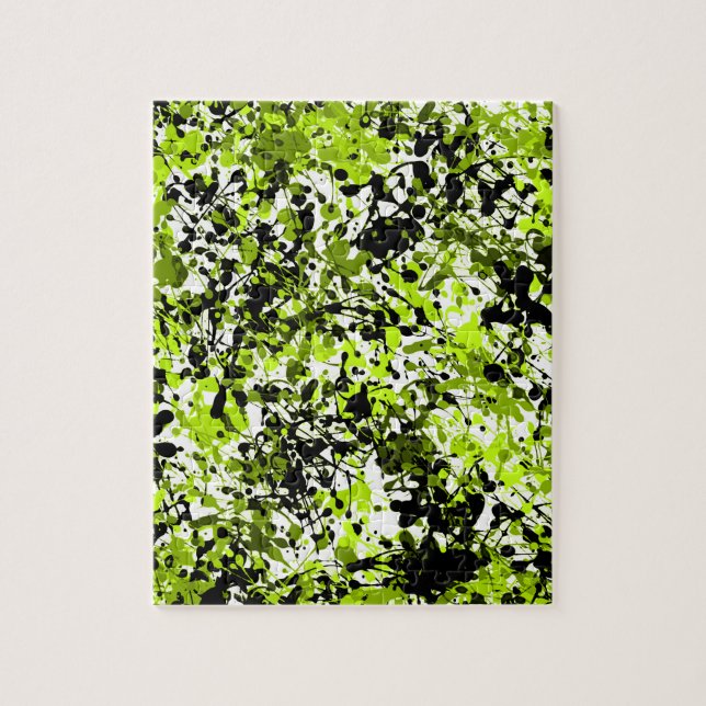 Quebra-cabeça Microgreens Verdes e Negras (Vertical)
