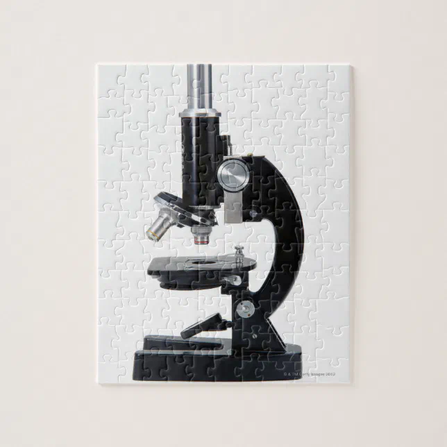 Jogo didático Quebra-cabeça do microscópio