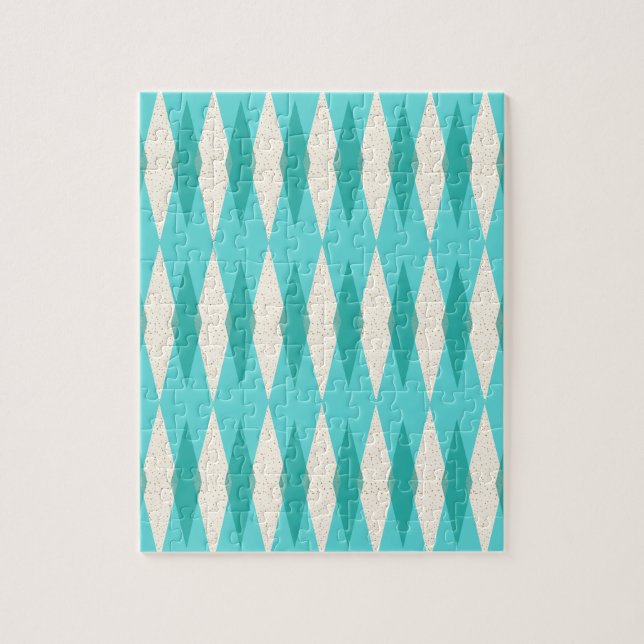 Quebra-cabeça Mid Century Modern Argyle Puzzle (Vertical)