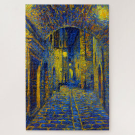 Quebra-cabeça Midnight Assisi Archway Van Gogh Art Puzzle