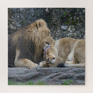Quebra-cabeça Mighty Lion Love