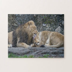 Quebra-cabeça Mighty Lion Love