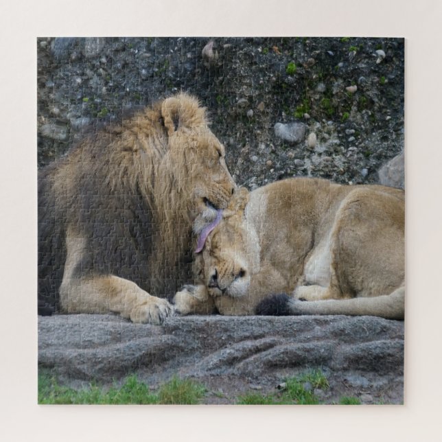 Quebra-cabeça Mighty Lion Love (Vertical)