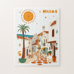 Quebra-cabeça Mijas Espanha férias Andaluzia Costa sol