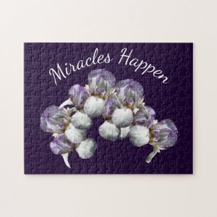 Quebra-cabeça Milagres acontecem Flores Iris Inspiracionais