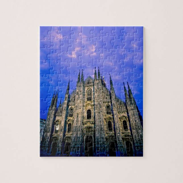 Quebra-cabeça Milano Duomo no Sunrise - 8x10 - 110 pc (Vertical)