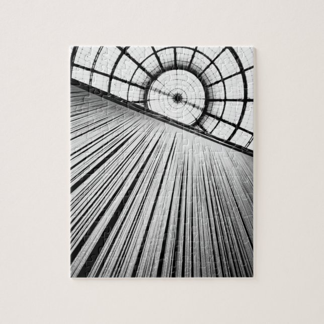 Quebra-cabeça Milano Itália, exibição na Galleria (Vertical)