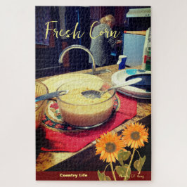 Quebra-cabeça Milho fresco / Vida no campo - Jardim