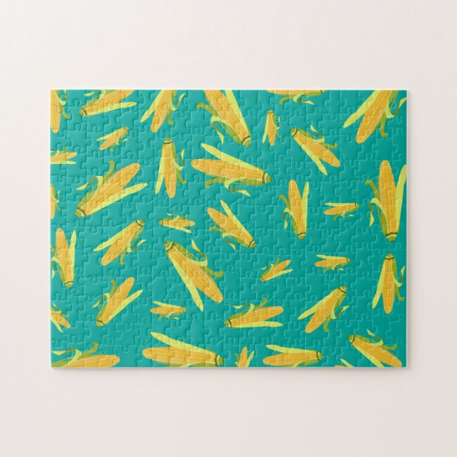 Quebra-cabeça Milho No Padrão De Cob (Horizontal)