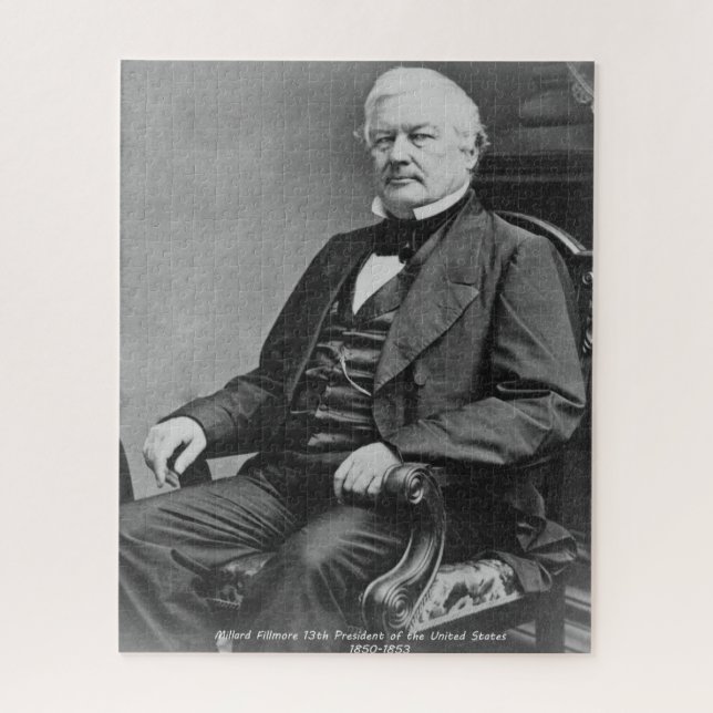 Quebra-cabeça Millard Fillmore 13º Presidente da América. (Vertical)