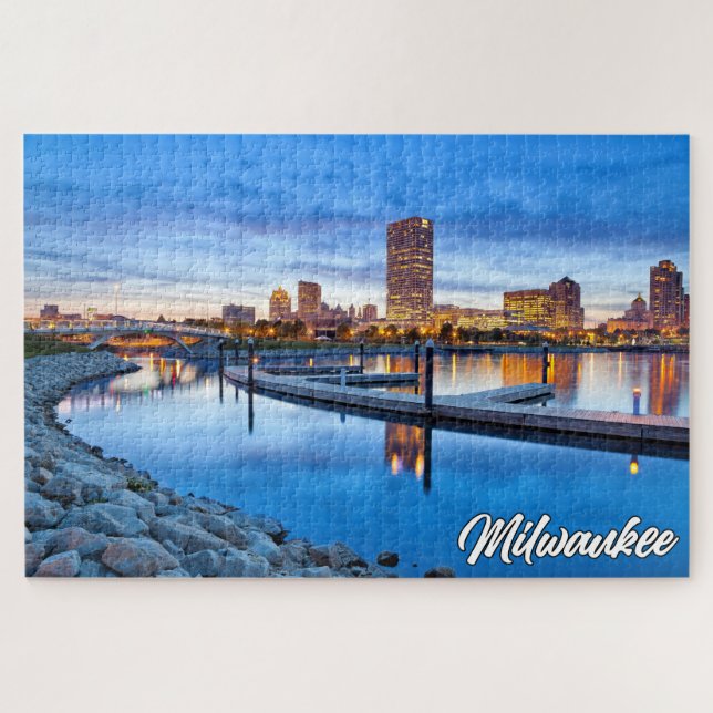 Quebra-cabeça Milwaukee, Wisconsin, Estados Unidos (Horizontal)