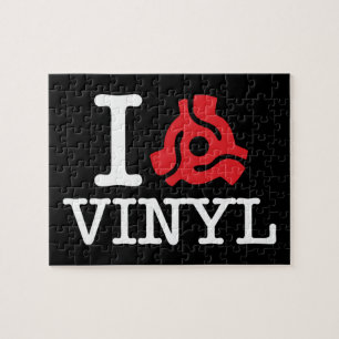 Quebra-cabeça Mim vinil de 45 adaptadores