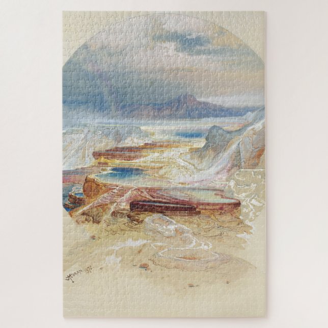 Quebra-cabeça Minerva Terrace, Moran, 1872 (Vertical)