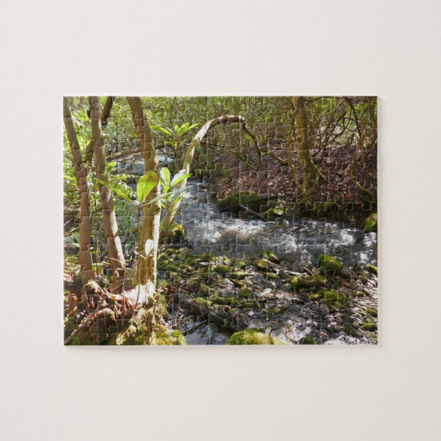 Quebra-cabeça Mingus Creek nas Smoky Mountains (Horizontal)
