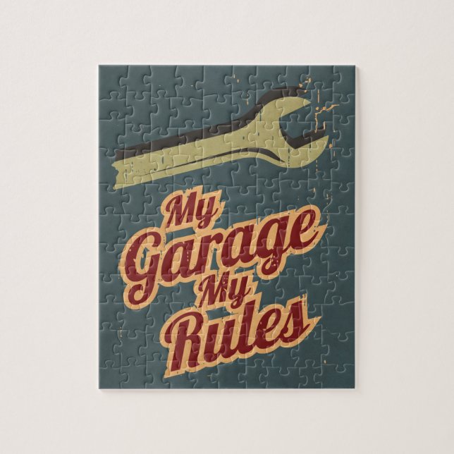 Quebra-cabeça Minha garagem minhas regras (Vertical)