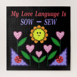Quebra-cabeça Minha Linguagem De Amor É Sow - Sew