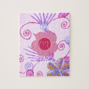 Quebra-cabeça Minha Pequena Princesa: Vetor Rosa Bebê Inspiracio