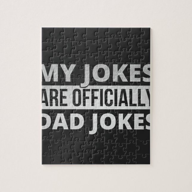 Quebra-cabeça minhas piadas são piadas pais (Vertical)