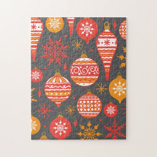 Quebra-cabeça Minimalist Christmas Aesthetic Pattern - Holiday  (Vertical)