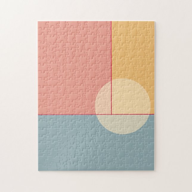 Quebra-cabeça minimalista moderno (Vertical)