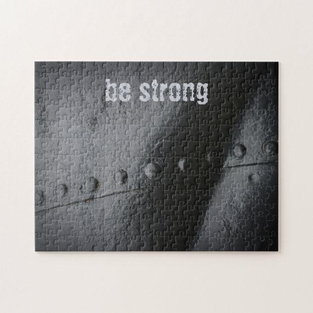 Quebra-cabeça Mínimo de metal preto (Horizontal)