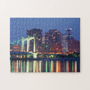 Quebra-cabeça Minneapolis Skyline Jigsaw