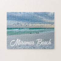 Miramar Beach, Flórida, Belo Oceano Fotografia