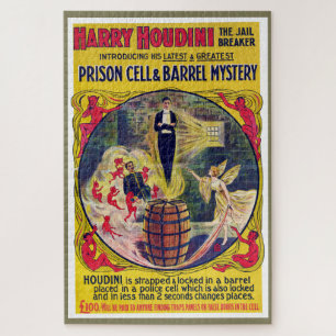 Quebra-cabeça Mistério Vintage Harry Houdini