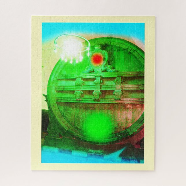 Quebra-cabeça Misteriosa arte de entrada do cofre (Vertical)