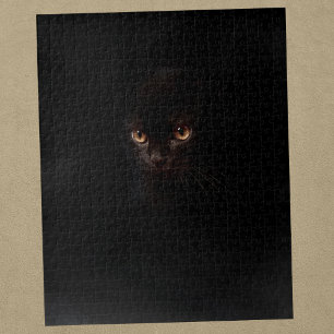Quebra-cabeça Misterioso Gato Negro Mais Duro