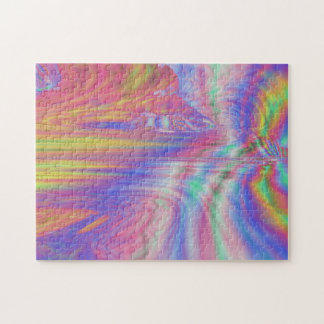 Quebra-cabeça misturado da pintura