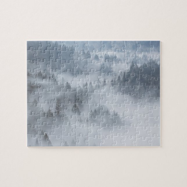 Quebra-cabeça Misty Forest Valley (Horizontal)