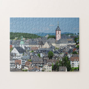 Quebra-cabeça mit der Stadtansicht von Siegen